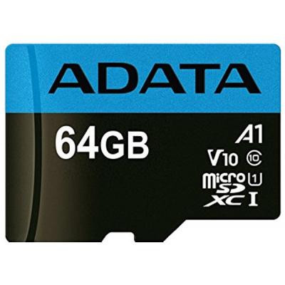 Карта пам&apos;яті ADATA 64GB microSD class 10 UHS-I A1 Premier (AUSDX64GUICL10A1-RA1) Вінниця - фото 2