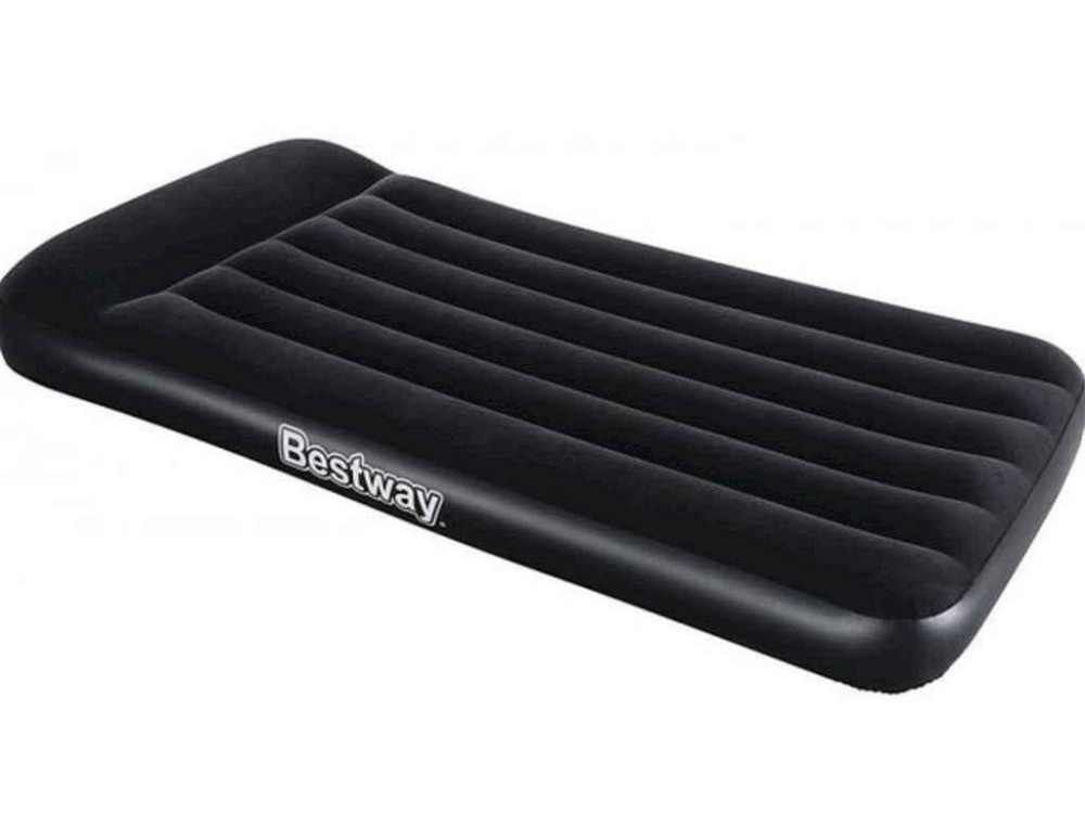 Ліжко-велюр 188х99х30см чорний 67 556 ТМ BESTWAY Київ - фото 1