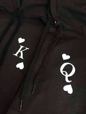 Парне худі для хлопця та дівчини! Парні толстовки. Парні кофти. King \ Queen Чернівці