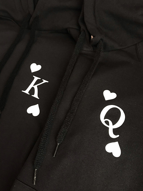 Парне худі для хлопця та дівчини! Парні толстовки. Парні кофти. King \ Queen Чернівці - фото 3