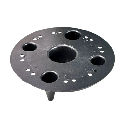 Вазон Керамо зі вставкою 24,5*22см граніт бетон Алеана Житомир - фото 4