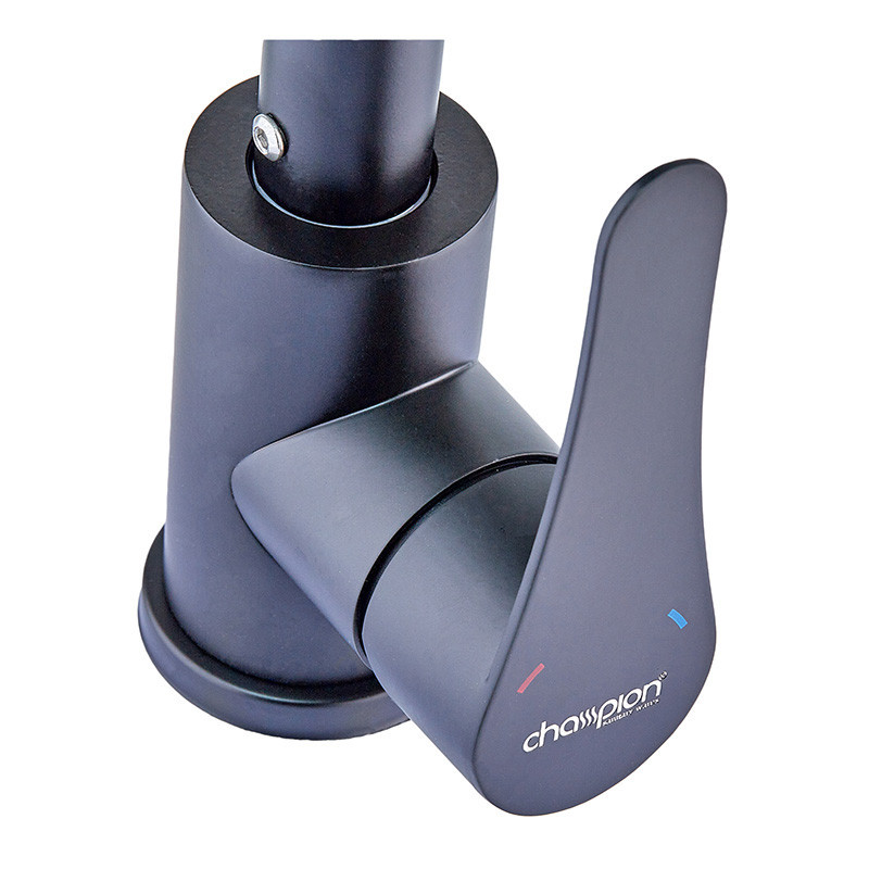 Кухонный смеситель Champion EZA-011 Black из нержавеющей стали (CH6152) Харьков - изображение 2