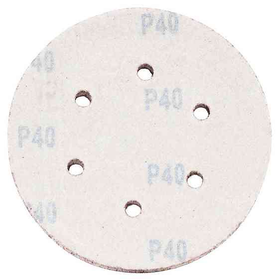 Шлифовальный круг 6 отверстий Ø150мм P40 (10шт) SIGMA (9122231) Ровно