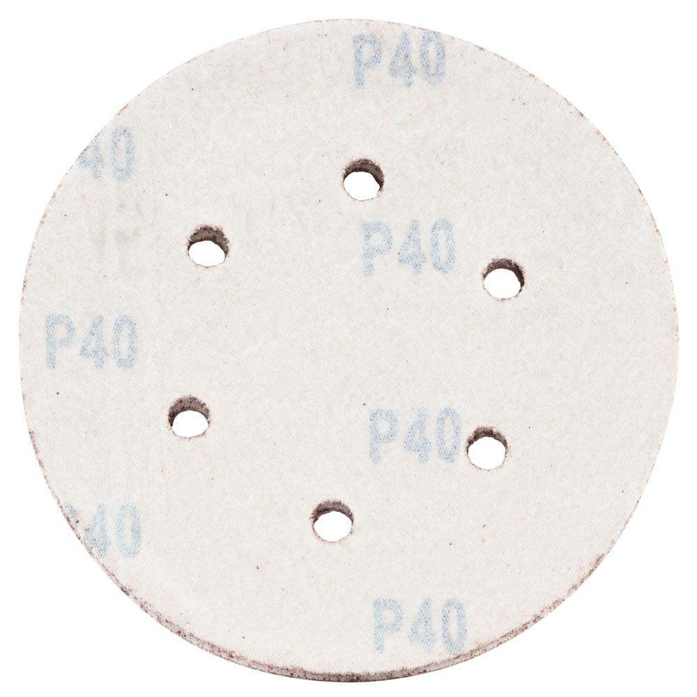 Шлифовальный круг 6 отверстий Ø150мм P40 (10шт) SIGMA (9122231) Ровно - изображение 2