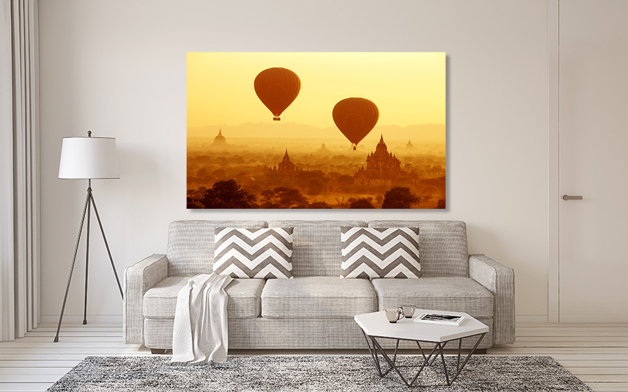 Картина полотно у вітальню / спальню       Повітряна куля  MLP_228 ( 60х30см ) 80х160см Київ - фото 2