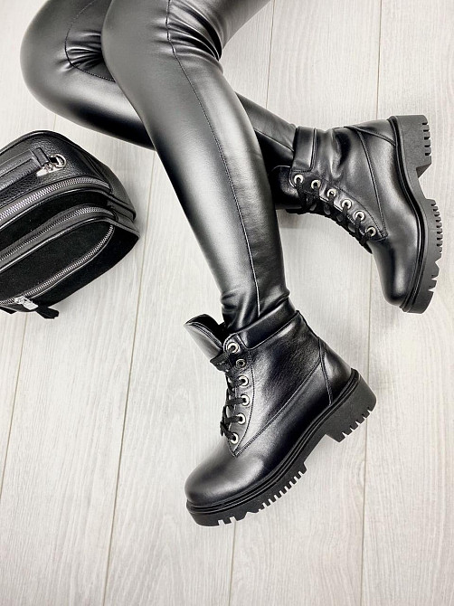 Черевики жіночі ARLEN чорні натуральна шкіра зима 37р. (2831) Коломыя - изображение 8