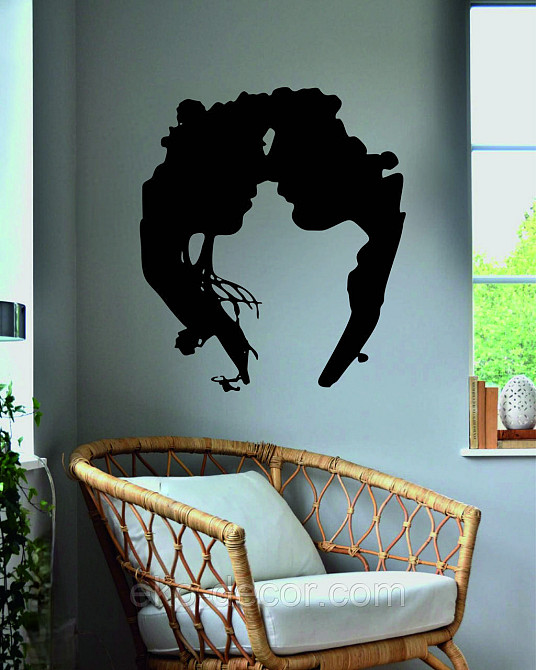 Декоративне настінне 3D Панно «Силует пари», Декор на стіну з об'ємом 70*61 см, Чорний Київ - фото 7