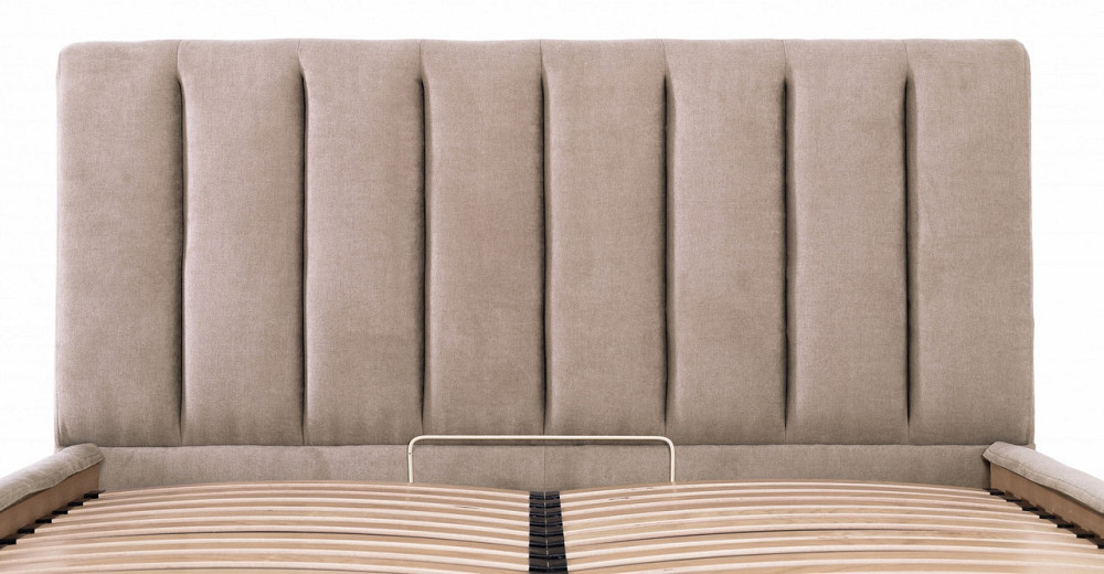 Ліжко Двоспальне Sanam Comfort 180 х 190 см Місті Mocco З підйомним механізмом та нішою для білизни Мокко Дніпро - фото 13