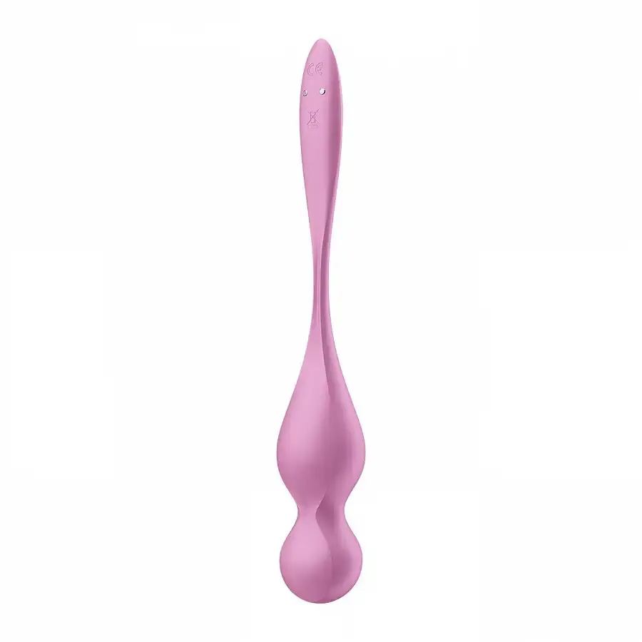 Вагінальні кульки з вібрацією Satisfyer Love Birds 1 Connect App Pink Львів - фото 4