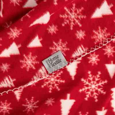 Плед Ardesto Christmas Fleece 130x160см, 100% поліестер, засніжені ялинки (ART0715PB) Вінниця