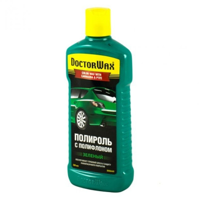 Автополироль DoctorWax цветная с тефлоном зеленый. 300мл (DW8449) Винница - изображение 3