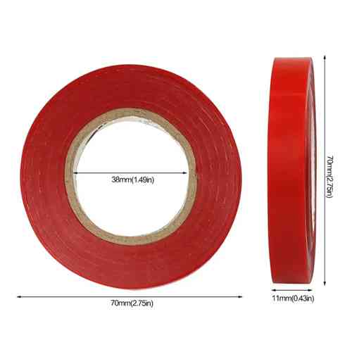 Лента красная для подвязки растений 11мм х 30м, 20шт, лента для тапенера Винница