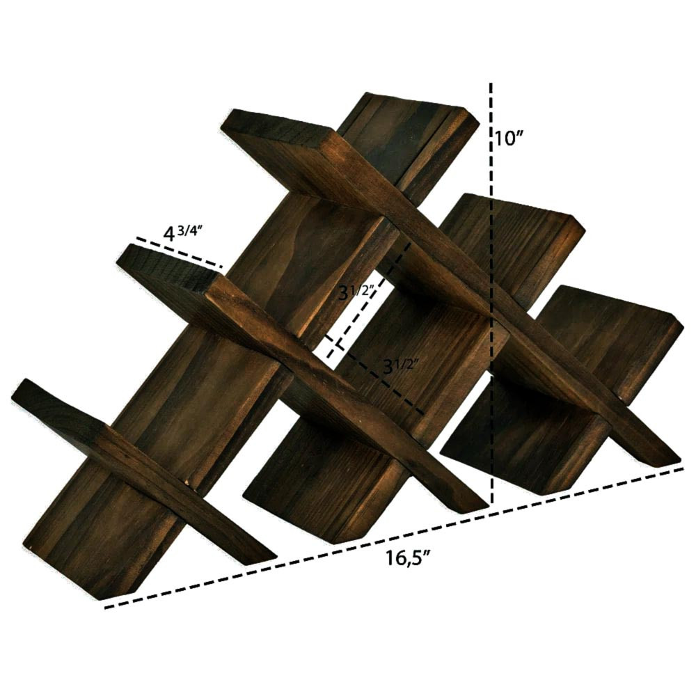 Настольная винная полка 