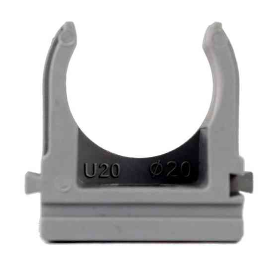 Кріплення для гофротруби Ø20 мм , отвір Ø6 мм , 100 шт. Дніпро