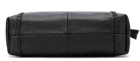 Сумка женская кожаная на одно отделение Vintage 20051 Черная Киев