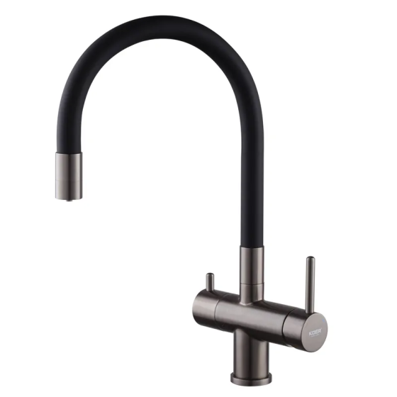 Кухонний змішувач Koer KB-72002-07 з виходом для питної води (KR5003) Харків