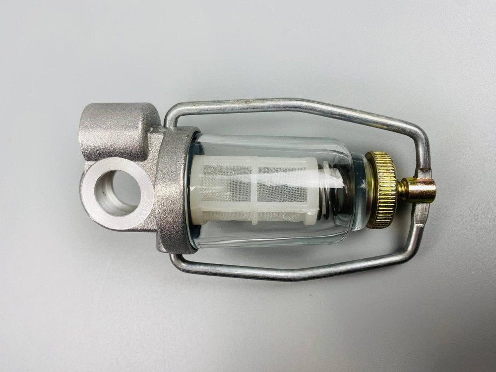 Фільтр універсальний багаторазовий скляна колба кріплення М14х1.5 мідна сітка нержавіюча сталь Мукачево - фото 5