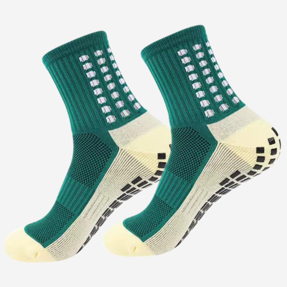 Шкарпетки футбольні, тренувальні, ігрові, спортивні з антиковзаючим покриттям на підошві, зелені розмір L Кам'янець-Подільський - фото 1