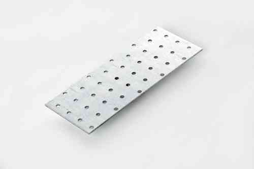 Пластина перфорована 80х140х2.0 мм оц. (пачка, раза 5 шт.) APRO Рівне