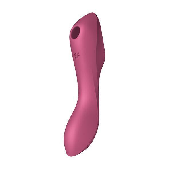Вакуумный стимулятор с вибрацией Satisfyer Curvy Trinity 3 Red Sex Aura Киев - изображение 1