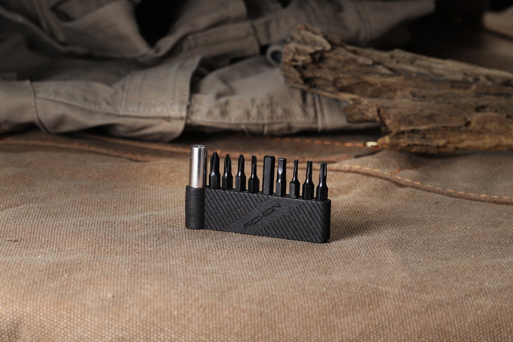 Міні мультитул Roxon M2 зі змінними бітами, сірий Київ - фото 7