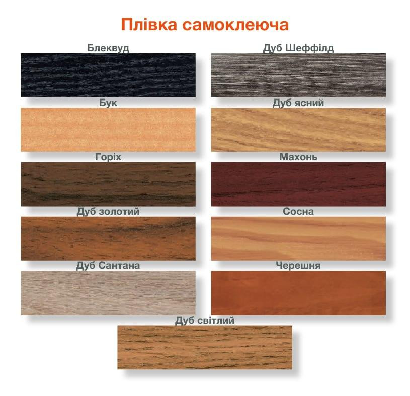 Алюмінієвий карниз для штор БР-11 дворядний Дуб світлий 3.0 Бровари - фото 3