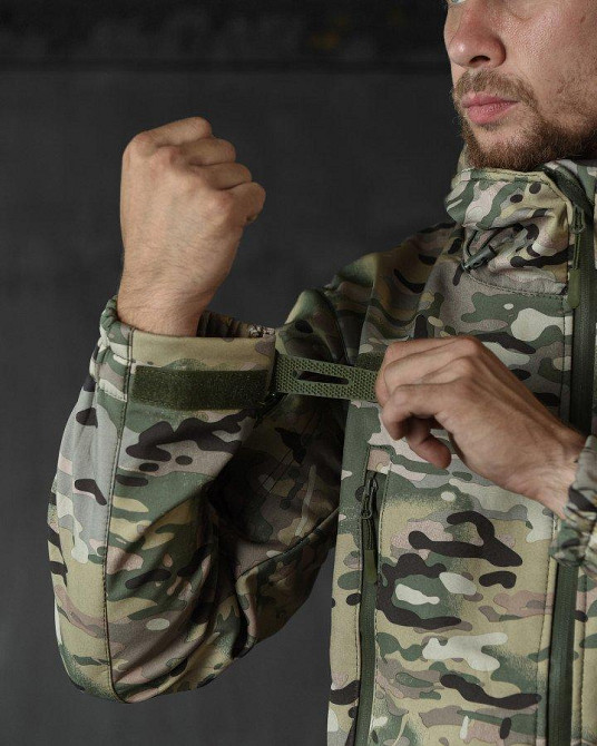 Осіння весняна чоловіча тактична куртка region софшел мультикам XXL Одеса - фото 6