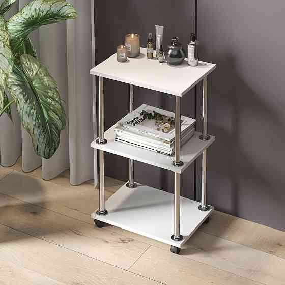 Полка стеллаж VAYS, на колесиках, косметологическая тележка D-9 Львов