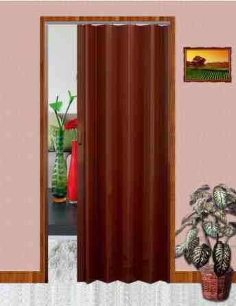 Дверь гармошка глуха Vinci Decor MELODY 820х2030х6мм Горіх Дніпро