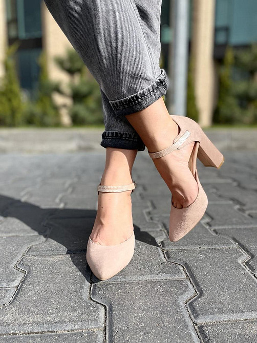 Nivelle Босоніжки жіночі NIVELLE 1910/9535-9544 пудра (літо, замша натуральна) (3720) Коломия - фото 7