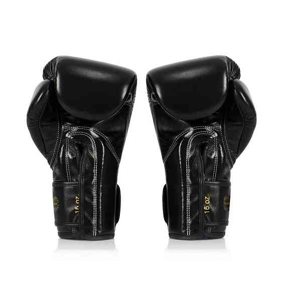 Боксерські рукавиці Fairtex BGVG1 Black 16 унцій (бинти в комплекті) Каменское