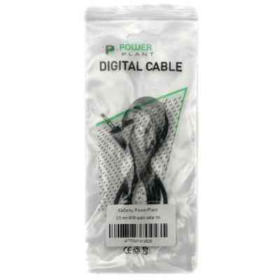 Кабель мультимедійний Jack 3.5mm male to Jack 3.5mm male 1.0m PowerPlant (KD00AS1262) Вінниця