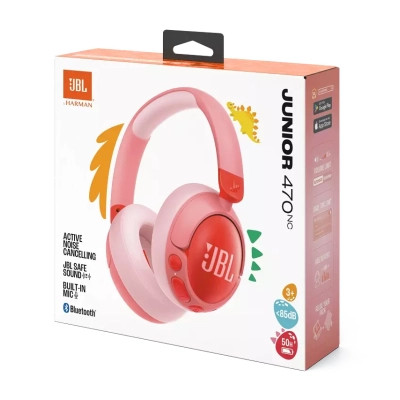 Навушники JBL JR 470 NC Pink (JBLJR470NCPIK) Вінниця - фото 9