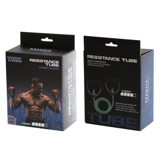 Еспандер трубчастий з ручками York X-Heavy, зелений Киев