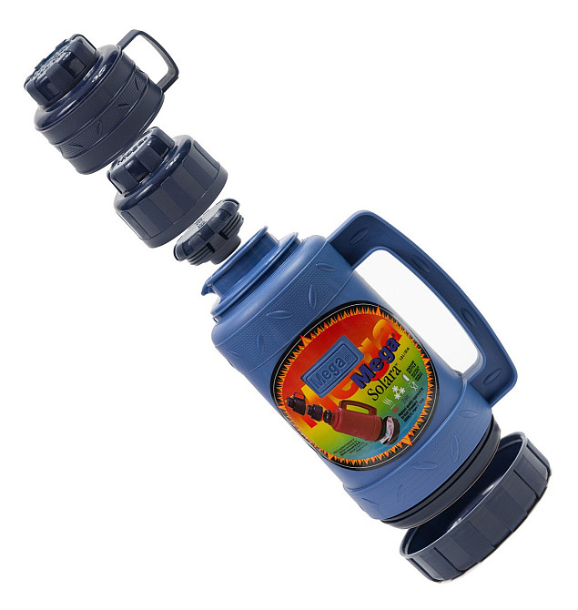 Термос Mega SO100CDBS 1 л, синій Київ - фото 2