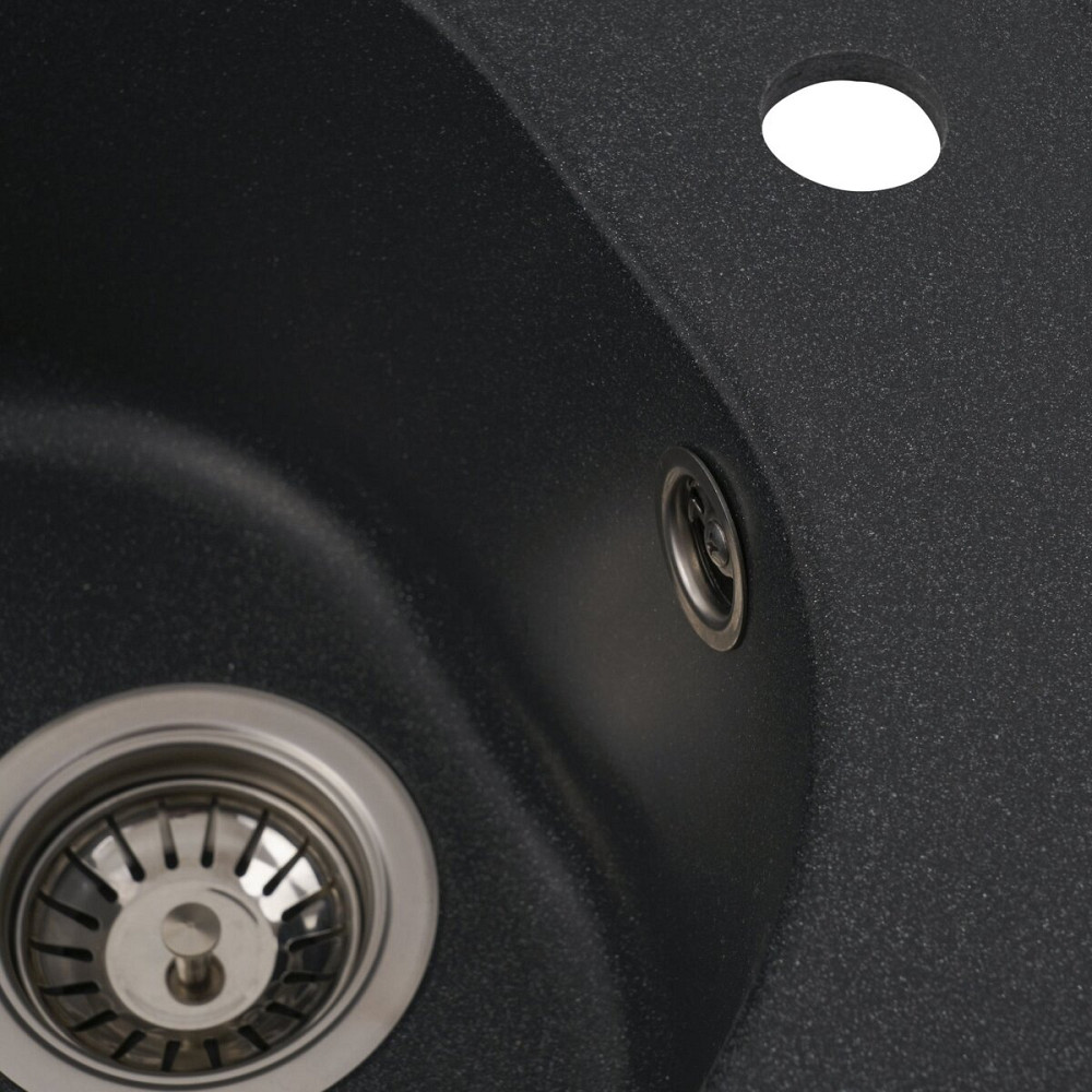 VALESO Гранітна мийка для кухні VALESO LUNA 510 матова Антрацит Коломия - фото 14