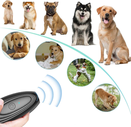 Уцінка Ультразвуковий відлякувач собак Toseky Pets Intelligent Training Expert | Пристрій проти гавкоту, USB, водонепроникний, до Київ
