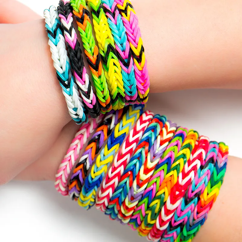 Набор для вязания ярких браслетов из резинок в пластиковом контейнере, сет №2 Каменец-Подольский - изображение 6