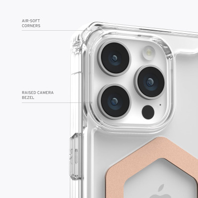 Чохол до мобільного телефона UAG iPhone 15 Pro Max Plyo Magsafe Ice/Rose Gold (114305114348) Вінниця - фото 8