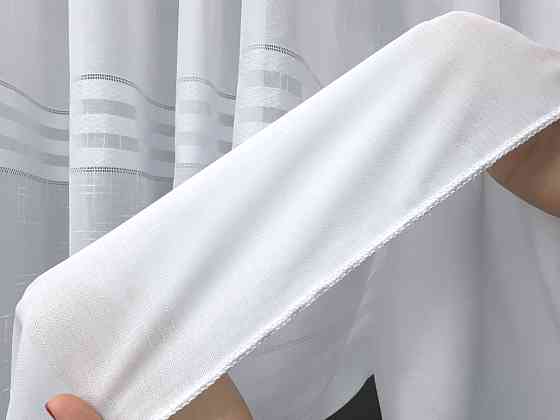 Тюль VR-Textil 1356т Мережка Льон Білий 400х250 см (42-1423) Київ