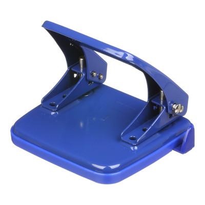 Діркопробивач Buromax металевий, до 25 аркушів, 122 х 108 х 54 мм, синій (BM.4030-02) Вінниця - фото 2