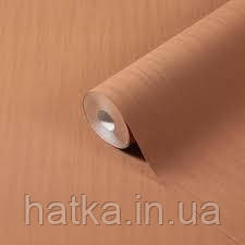 Шпалери метрові вінілові на флізеліні Rasch Clas однотонні структурні смужки коричневі цегляні Київ - фото 1