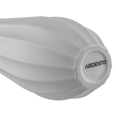 Ваза Ardesto Molize, 8.5х27.5см, порцеляна, сірий (AR3810G) Винница - изображение 5
