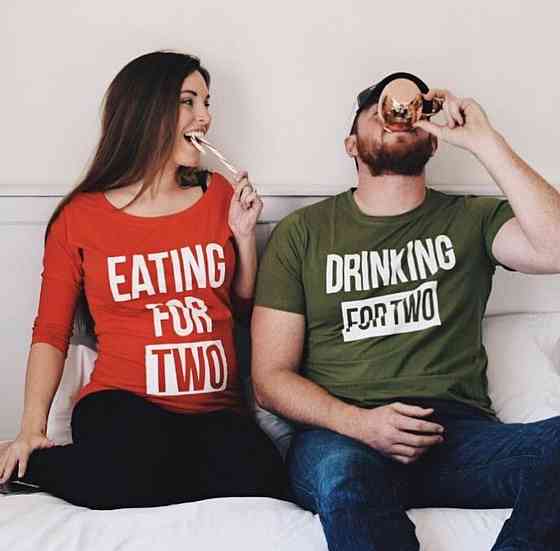 Парные футболки  для парня и девушки Черновцы