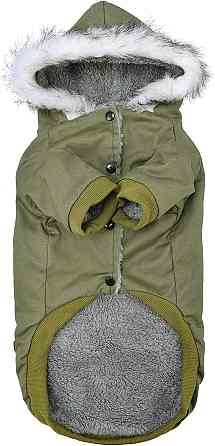 Демісезонна куртка-парка для собак DADAGOU "Military Edition" — Розмір XXL Луцьк