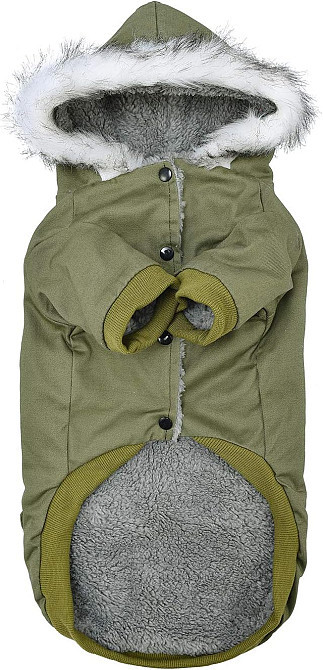 Демісезонна куртка-парка для собак DADAGOU 