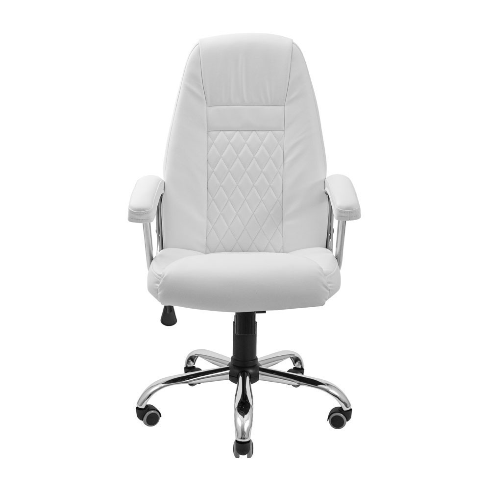 Офисное Кресло Руководителя Florence U М1 Tilt Хром Белый Киев - изображение 2