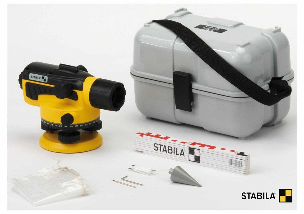 Нівелір оптичний STABILA OLS 26 : (26x, 2 мм/км, кейс) IP 54. міцний корпус з захистним кожухом. Одеса - фото 1