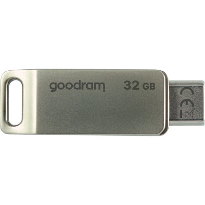 USB флеш накопитель Goodram 32GB ODA3 Silver USB 3.0 / Type-C (ODA3-0320S0R11) Винница - изображение 2