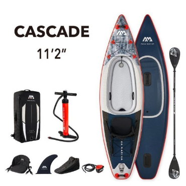Доска-каяк CASCADE — iSUP & Kayak Hybrid 3.4m/20cm with 2-IN-1 Paddle Дніпро